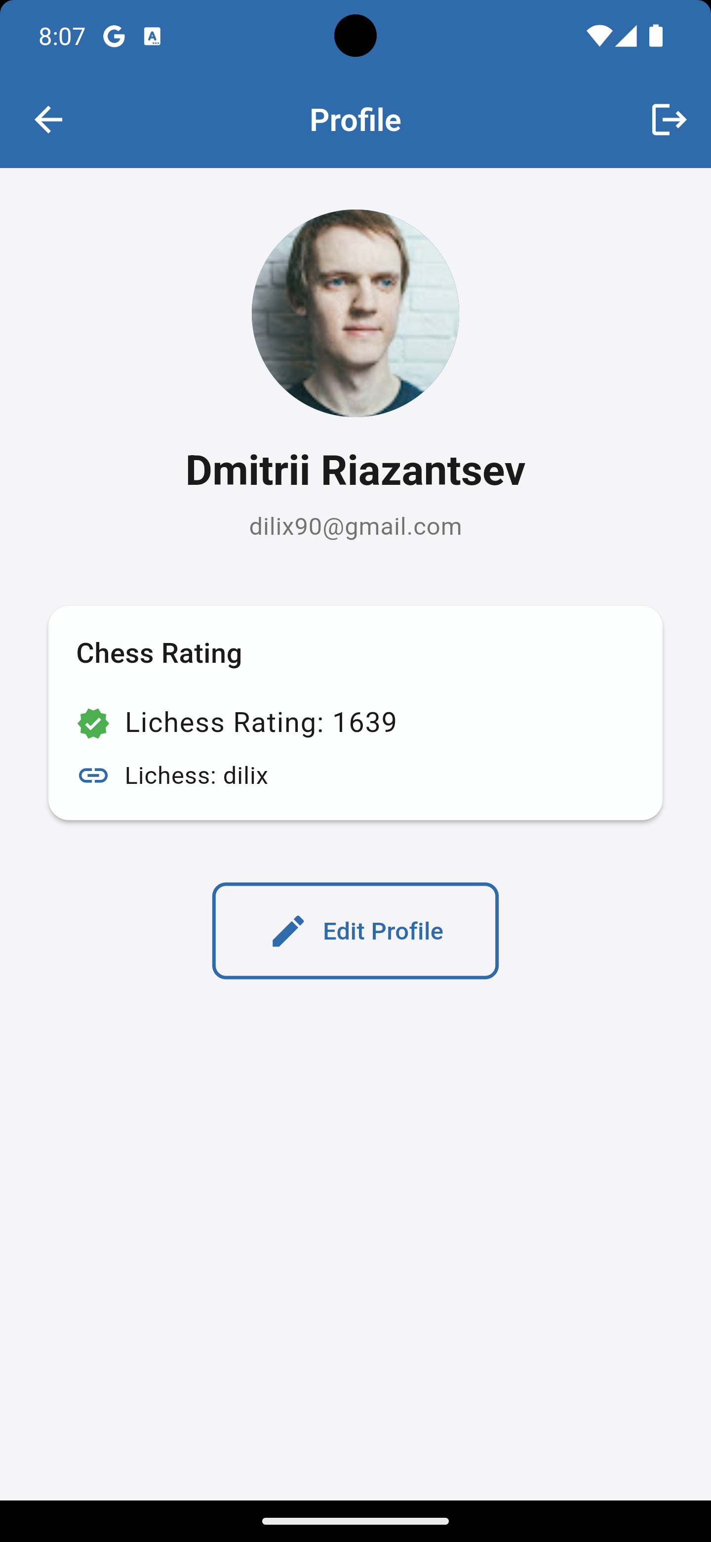 Lichess Account Integration